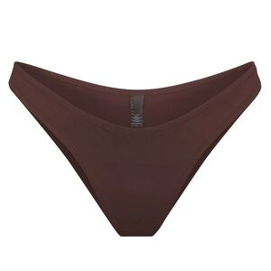 NWT Skims Cocoa Cheeky Tanga Bikini Bottom